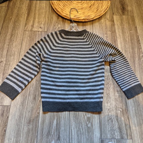 NWT Toddler Boy (4-5T) - SOURIS MINI Striped Cardigan - Picture 3 of 6